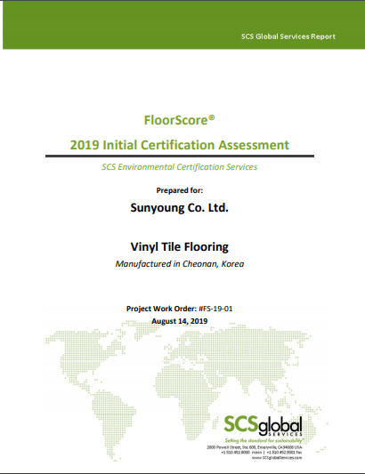 4. SCS Environmental Certification Services (Floor Scored)