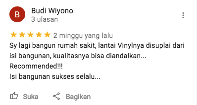 testimoni jt vinyl lantai