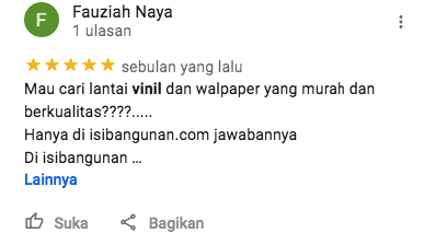 testimoni jt vinyl lantai