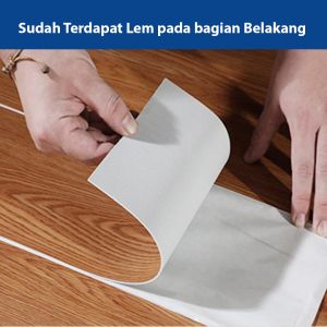 cara pasang lantai vinyl stiker